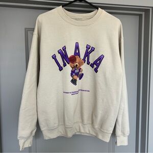 Tan Inaka Power Original Teddy Sweatshirt - Men’s Medium